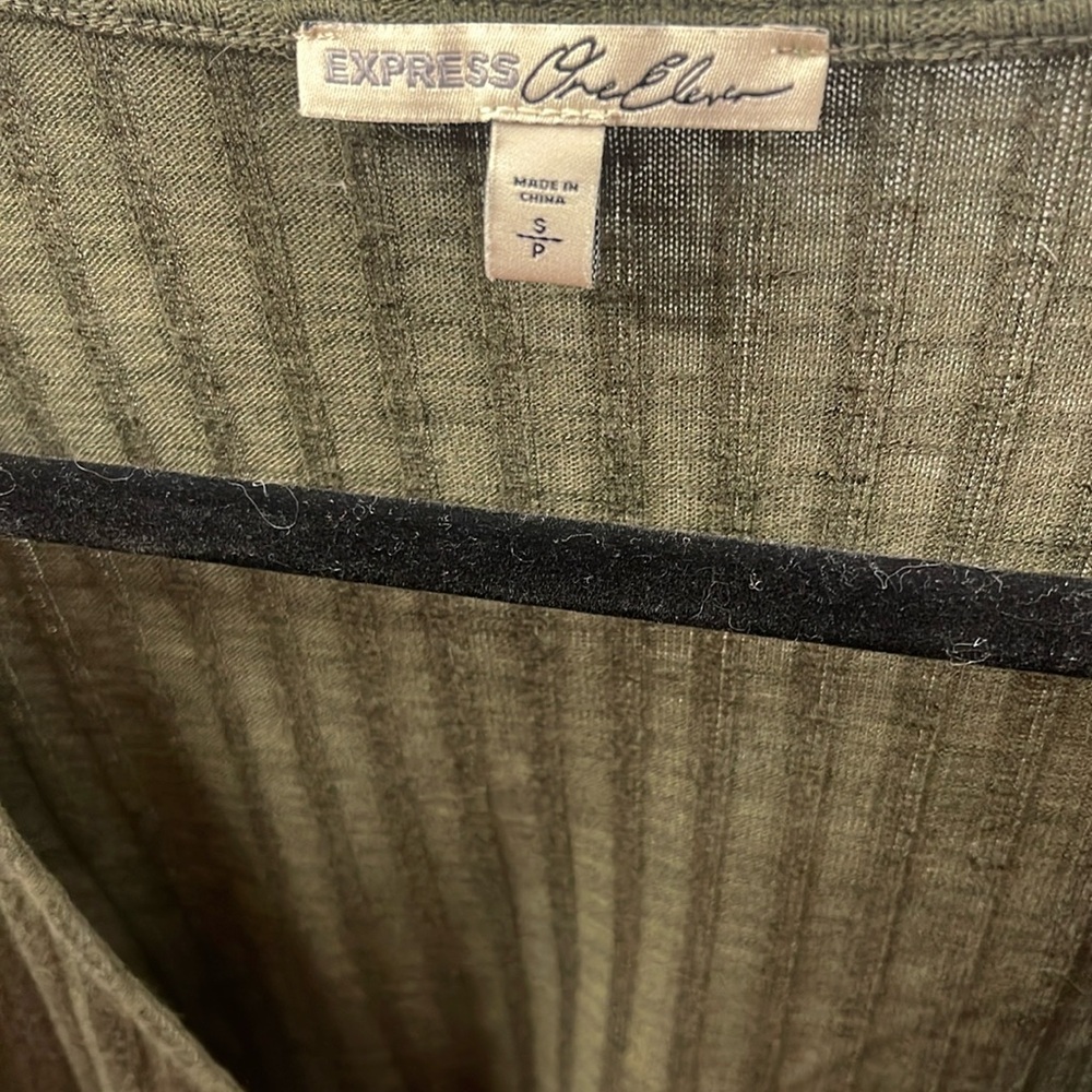 Express cropped knit